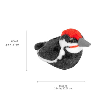 Wild Republic Audubon Birds Pileated Woodpecker Stuffed Animal - 5.5" Stuffed Animals