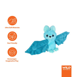 Wild Republic Huggers Bat Stuffed Animal - 8" Stuffed Animals