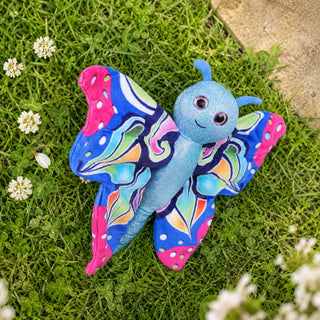 Wild Republic Huggers Colorful Butterfly Stuffed Animal - 8" Stuffed Animals