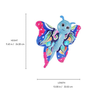 Wild Republic Huggers Colorful Butterfly Stuffed Animal - 8" Stuffed Animals