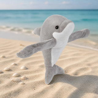 Wild Republic Huggers Dolphin Stuffed Animal - 8" Stuffed Animals