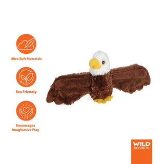 Wild Republic Huggers Eaglet Stuffed Animal - 8" Stuffed Animals