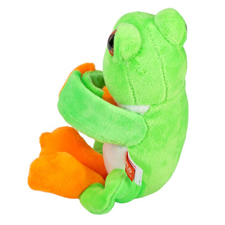   Wild Republic -  Huggers Red-eyed Tree Frog Stuffed Animal - 8"  Stuffed Animals