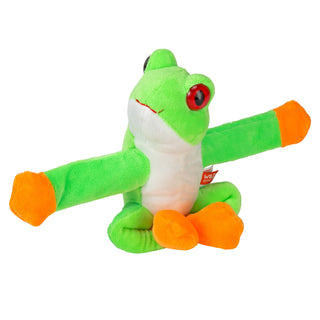   Wild Republic -  Huggers Red-eyed Tree Frog Stuffed Animal - 8"  Stuffed Animals