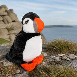 Wild Republic Cuddlekins Puffin Stuffed Animal - 12" Stuffed Animals