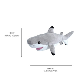 Wild Republic Sea Critters Blacktip Shark Stuffed Animal - 11" Stuffed Animals