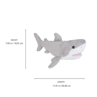 Wild Republic Sea Critters Great White Shark Stuffed Animal - 11" Stuffed Animals