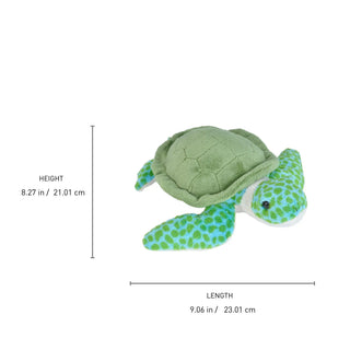 Wild Republic Sea Critters Green Sea Turtle Stuffed Animal - 11" Stuffed Animals