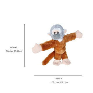 Wild Republic Huggers Squirrel Monkey Stuffed Animal - 8" Stuffed Animals