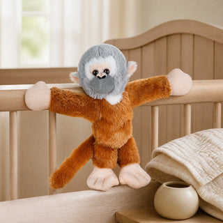 Wild Republic Huggers Squirrel Monkey Stuffed Animal - 8" Stuffed Animals