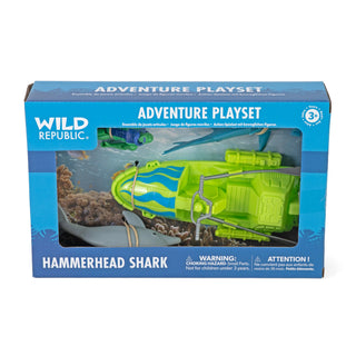  Wild Republic -  Junior Adventure Playset - Shark and Dolphin  Games and Action Toys