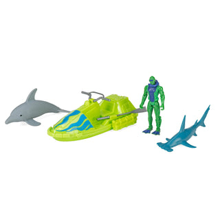   Wild Republic -  Junior Adventure Playset - Shark and Dolphin  Games and Action Toys