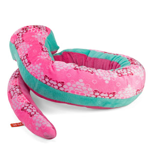 Wild Republic Snakesss Honeycomb Pink Snake Stuffed Animal - 54" Stuffed Animals