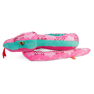 Wild Republic Snakesss Honeycomb Pink Snake Stuffed Animal - 54" Stuffed Animals
