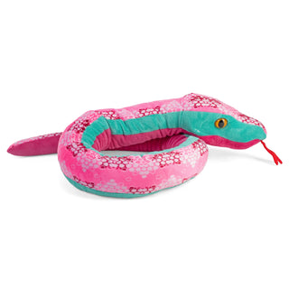Wild Republic Snakesss Honeycomb Pink Snake Stuffed Animal - 54" Stuffed Animals