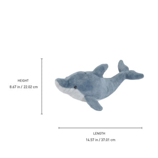 Wild Republic Cuddlekins Mini Dolphin Stuffed Animal - 8" Stuffed Animals
