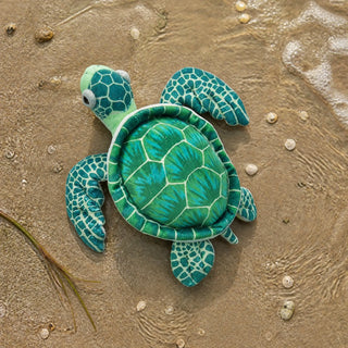 Wild Republic Cuddlekins Mini Green Sea Turtle Stuffed Animal - 8" Stuffed Animals
