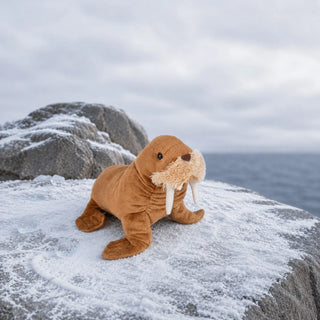 Wild Republic Cuddlekins Mini Walrus Stuffed Animal - 8" Stuffed Animals