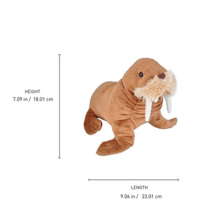 Wild Republic Cuddlekins Mini Walrus Stuffed Animal - 8" Stuffed Animals