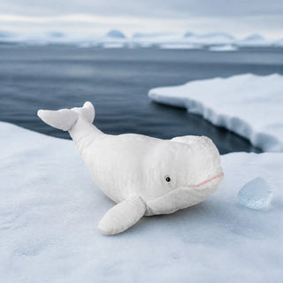Wild Republic Cuddlekins Beluga Whale Stuffed Animal - 12" Stuffed Animals