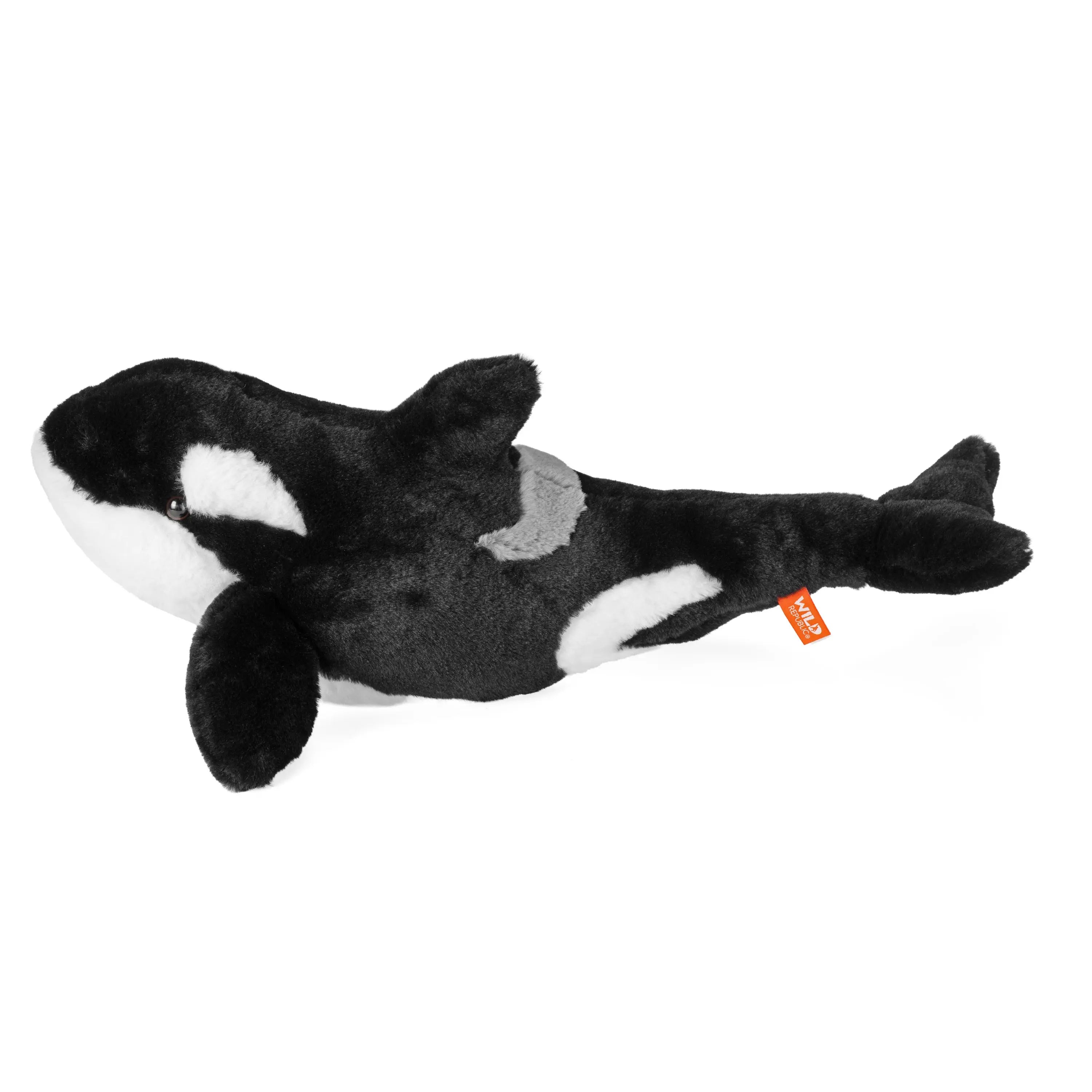 WILD REPUBLIC Pocketkins Eco Orca, Animal de Peluche, 5 Pulgadas, Juguete de Peluche, Hecho de Materiales reciclados, Respetuoso con el Medio Ambiente WILD REPUBLIC Pocketkins Eco Orca, Animal de Peluche, 5 Pulgadas, Juguete de Peluche, Hecho de Materiales reciclados, Respetuoso con el Medio Ambiente