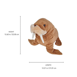 Wild Republic Cuddlekins Walrus Stuffed Animal - 12" Stuffed Animals