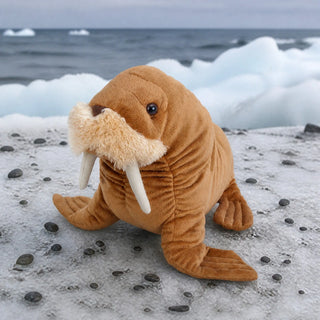 Wild Republic Cuddlekins Walrus Stuffed Animal - 12" Stuffed Animals