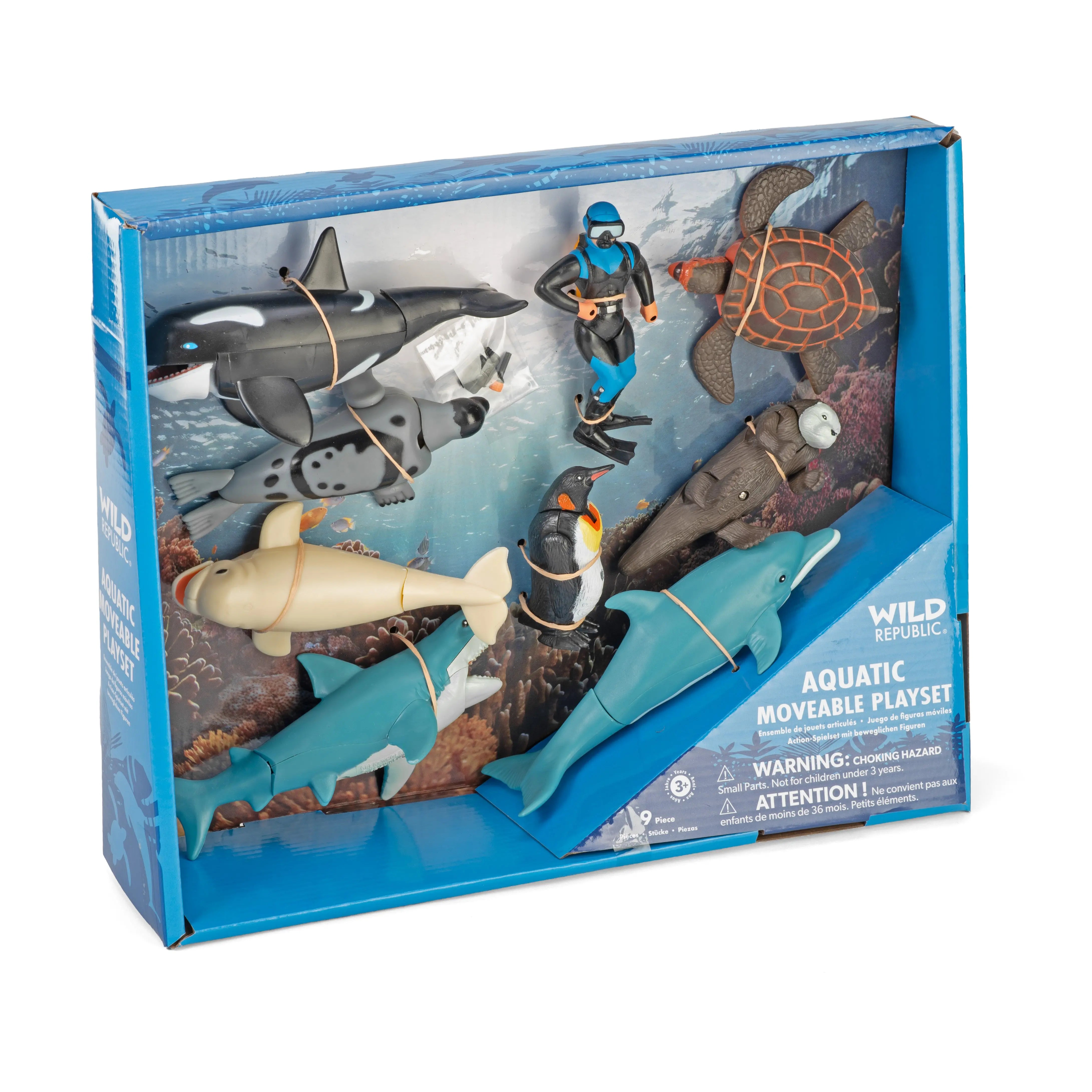 Wild Republic Aquatic Moveable Set - 11