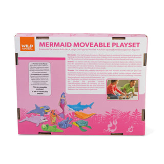 Wild Republic Moveable Mermaid Action Playset - 11" Games and Action Toys