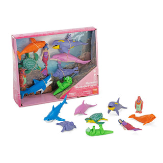Wild Republic Moveable Mermaid Action Playset - 11" Games and Action Toys