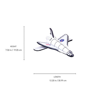 Wild Republic Huggers Space Shuttle Stuffed Animal - 8" Stuffed Animals