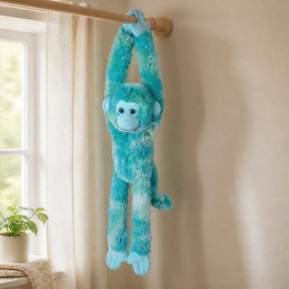 Wild Republic Hanging Vibes Blue Monkey Stuffed Animal - 22" Stuffed Animals