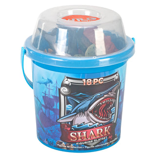   Wild Republic -  Adventure Bucket Set- Shark  Games and Action Toys