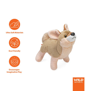 Wild Republic Wild Calls Coyote Stuffed Animal - 8" Stuffed Animals