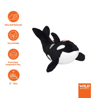 Wild Republic Wild Calls Orca Stuffed Animal - 8" Stuffed Animals