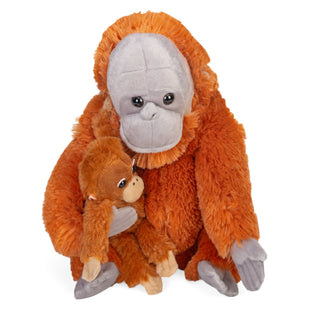   Wild Republic -  Orangutan - Mom & Baby 12"  Stuffed Animals