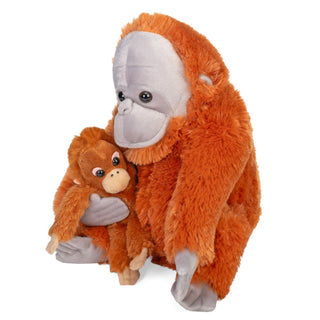   Wild Republic -  Orangutan - Mom & Baby 12"  Stuffed Animals