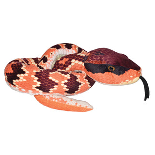 Eastern Cottonmouth Snake Stuffed Animal - 54"