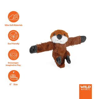 Wild Republic Huggers Otter Stuffed Animal - 8" Stuffed Animals