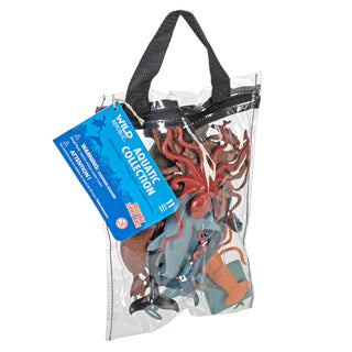   Wild Republic -  Zip Polybag of Aquatic Figurines  Games and Action Toys