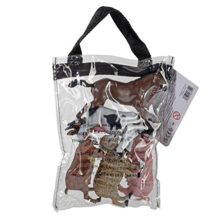   Wild Republic -  Zip Polybag of Farm Figurines  Games and Action Toys