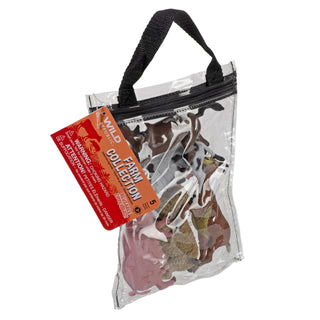   Wild Republic -  Zip Polybag of Farm Figurines  Games and Action Toys