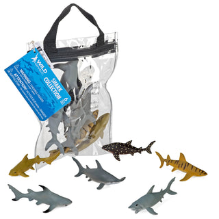   Wild Republic -  Zip Polybag of Shark  Games and Action Toys