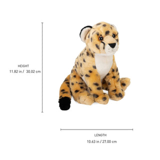 Wild Republic Cuddlekins Cheetah Stuffed Animal - 12" Stuffed Animals