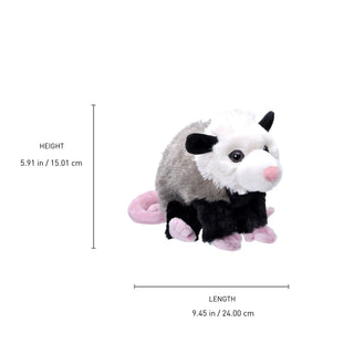 Wild Republic Cuddlekins Mini Opossum Stuffed Animal - 8" Stuffed Animals