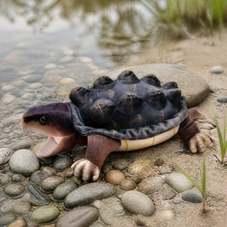 Wild Republic Living Stream Snapping Turtle Stuffed Animal - 24" Stuffed Animals