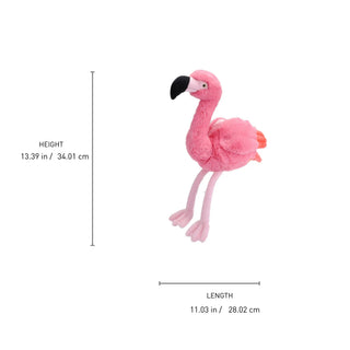 Wild Republic Ecokins Flamingo Stuffed Animal - 12" Stuffed Animals