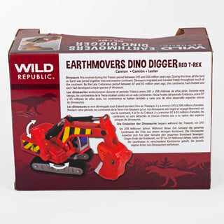   Wild Republic -  Red T-Rex Earth Movers - 10"  Games and Action Toys