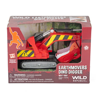   Wild Republic -  Red T-Rex Earth Movers - 10"  Games and Action Toys