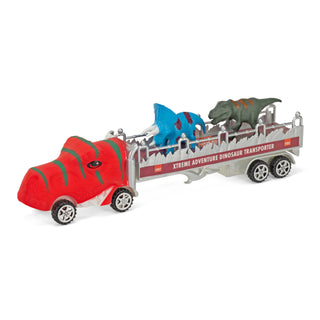 Wild Republic Transporter Dino Truck Set - 12" Games and Action Toys